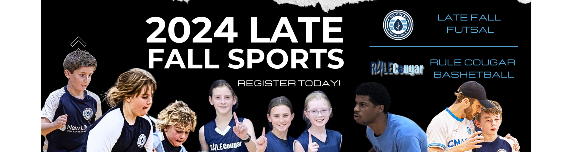 Late Fall Sports - Register Today!